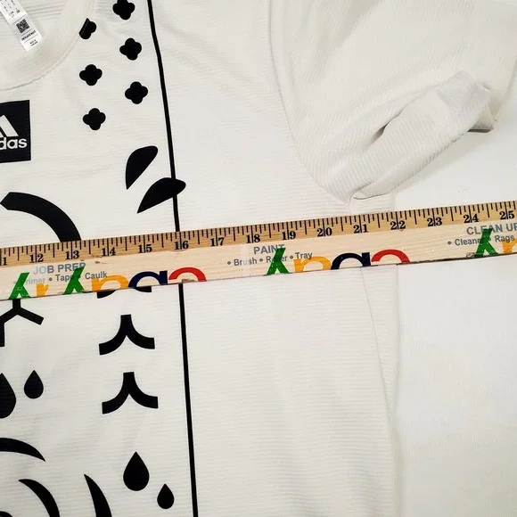 Adidas Paris Open HEAT RDY Freelift Tennis Shirt White Large - Picture 5 of 10